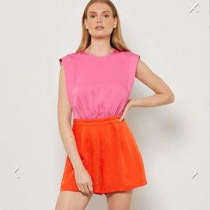 BCBG ARIA TWOFER ROMPER